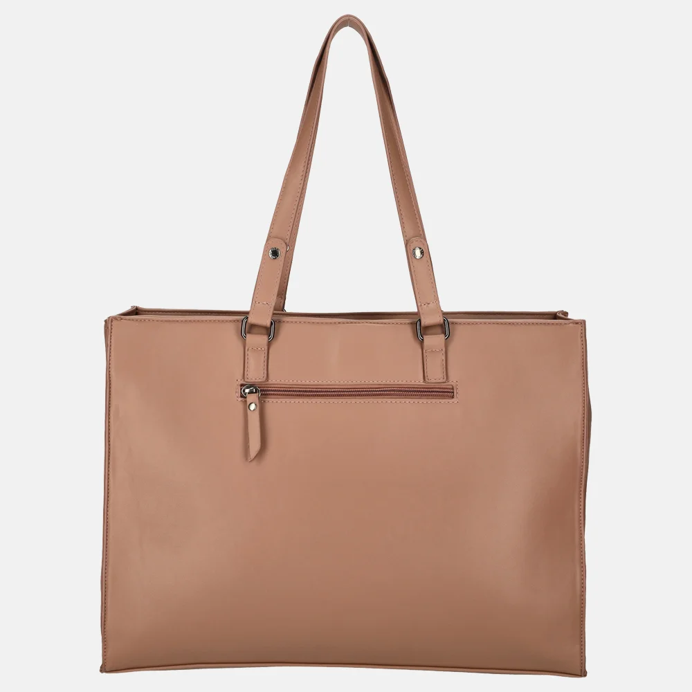 Enrico Benetti Evie shopper 15 inch oudroze bij Duifhuizen