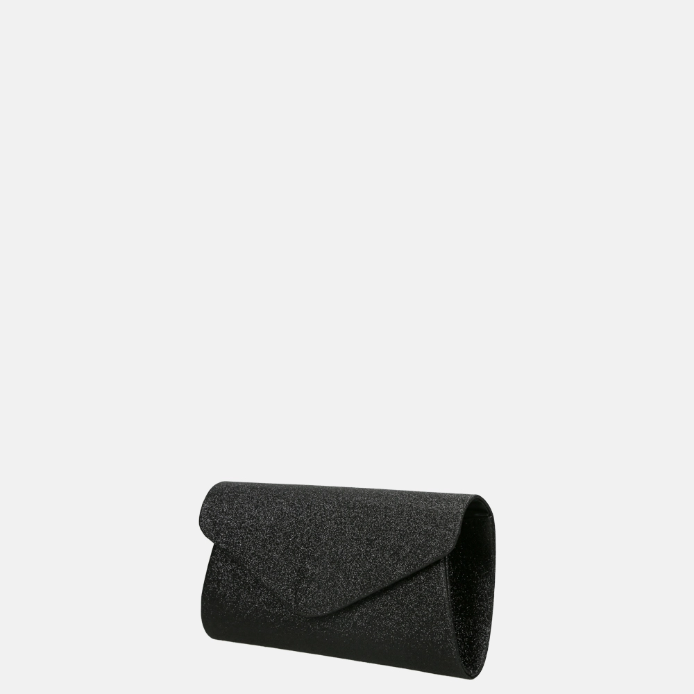 Firenze clutch glitter black bij Duifhuizen