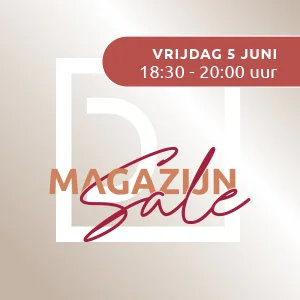 Digitale Ticket Magazijnsale vrijdag 18:30 - 20:00 5 juni bij Duifhuizen