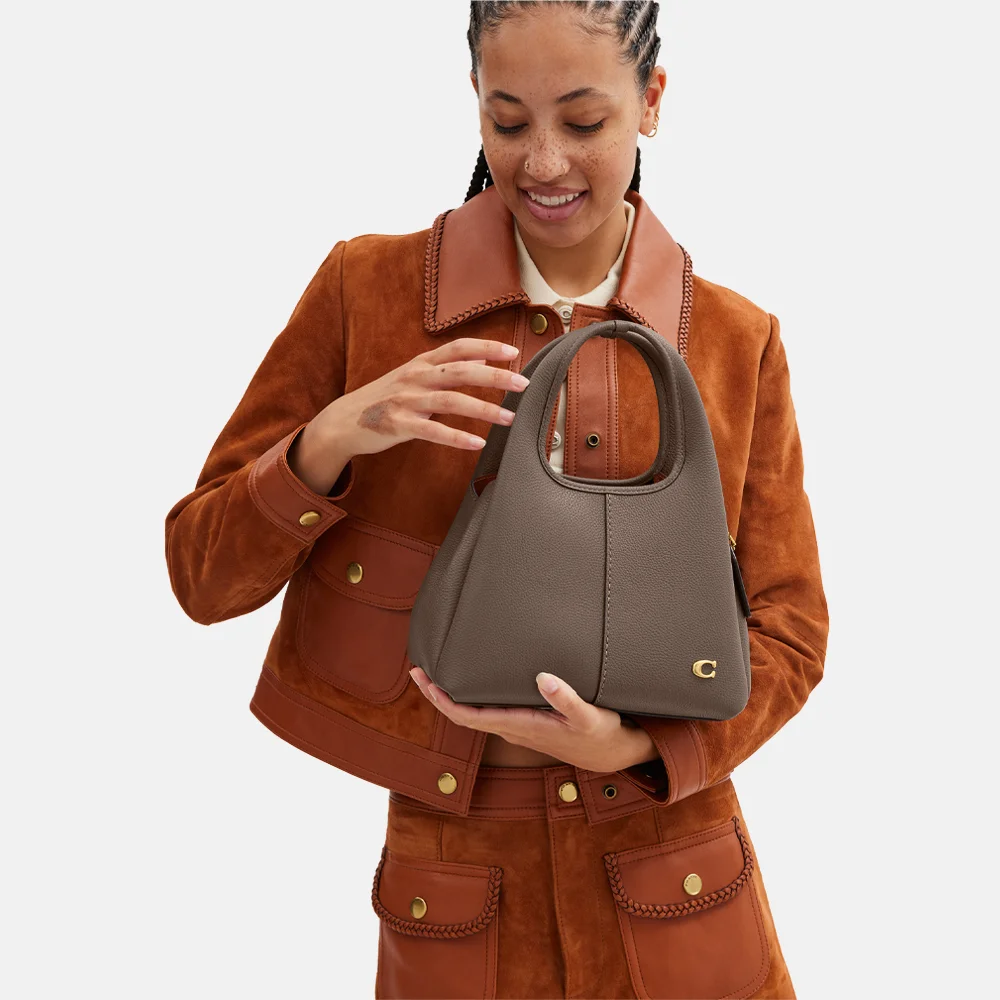 Coach Lana schoudertas S dark stone bij Duifhuizen
