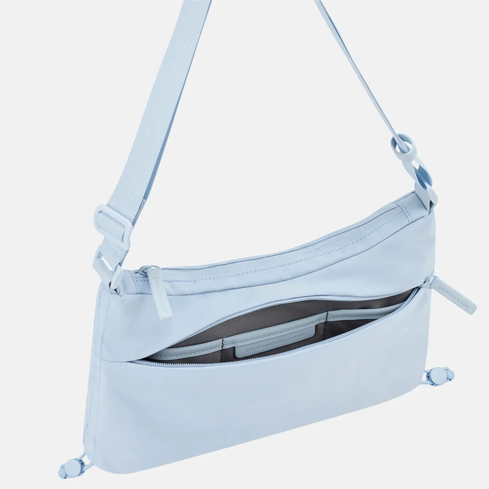 Kapten & Son Skara crossbody tas small sky blue bij Duifhuizen