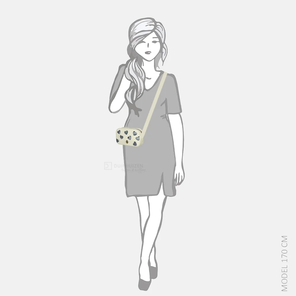Kurt Geiger Kensington crossbody tas bone combo bij Duifhuizen