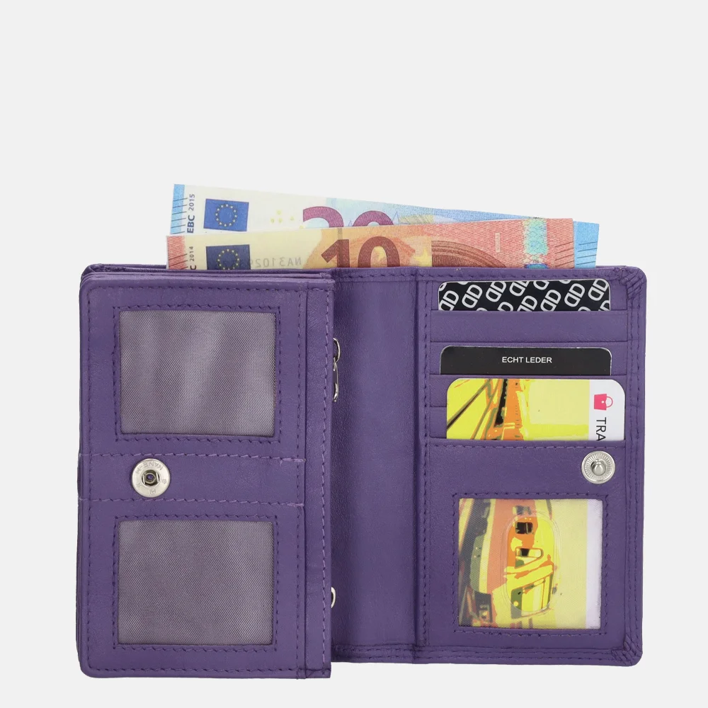 DD Exclusive portemonnee purple bij Duifhuizen