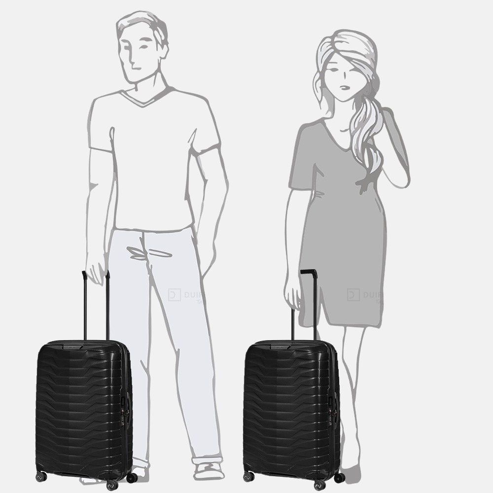 Samsonite Proxis spinner 69 cm black bij Duifhuizen
