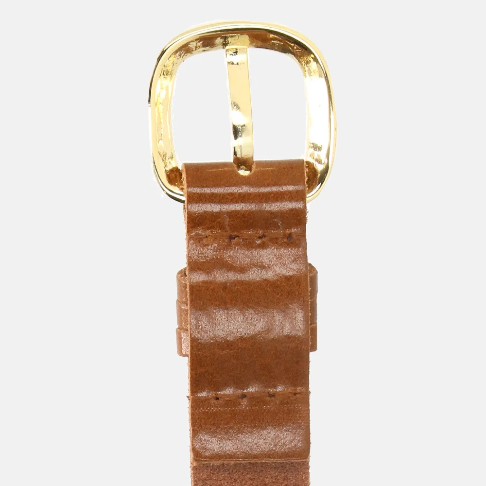 Duifhuizen damesriem 2,5 cm cognac bij Duifhuizen