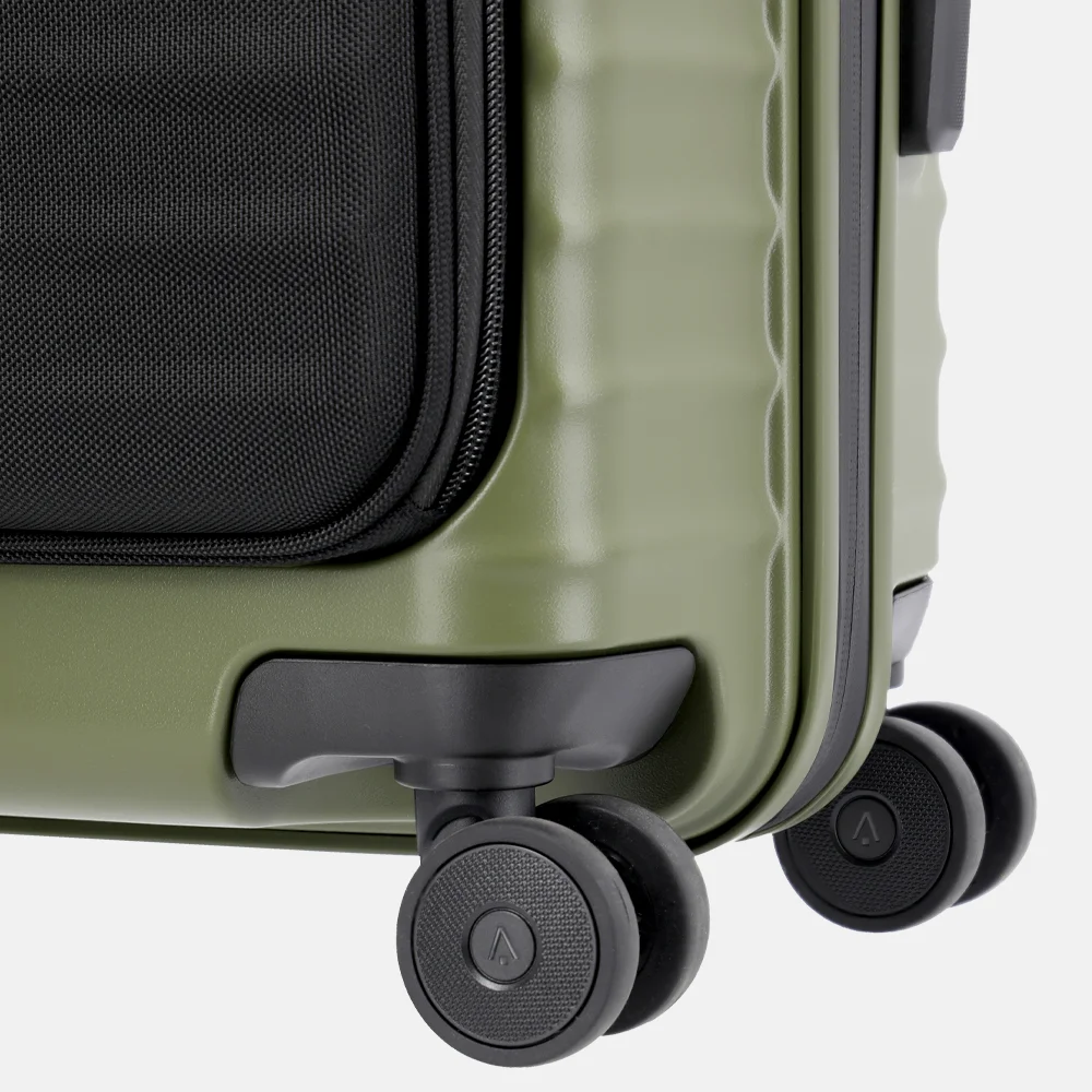 Titan Upgrade handbagage koffer frontpocket 55 cm forest green bij Duifhuizen