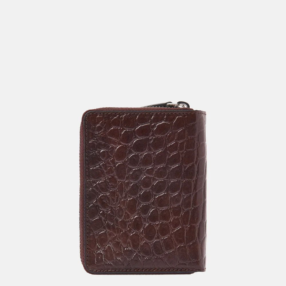 Castelijn en Beerens portemonnee croco mocca bij Duifhuizen