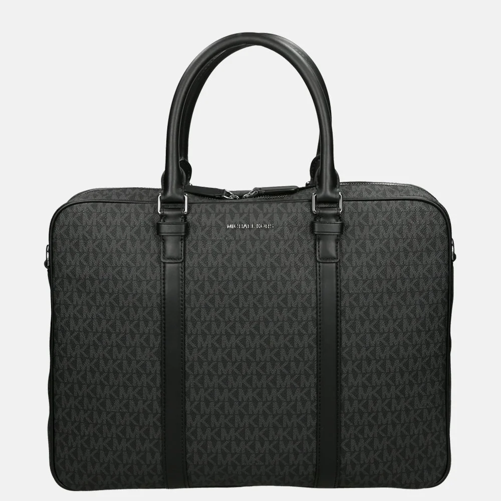 Michael Kors Commuter laptoptas black bij Duifhuizen