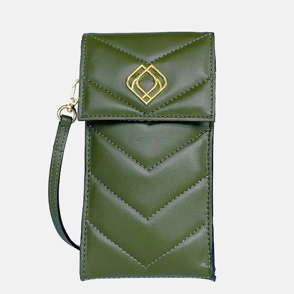 Trashious telefoontas cactusleer groen