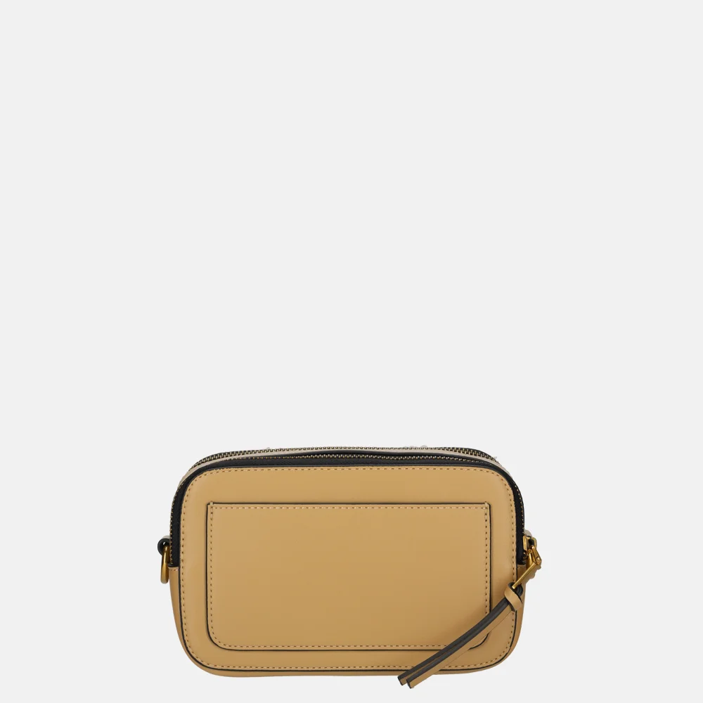 Laurent David teddy schoudertas taupe bij Duifhuizen