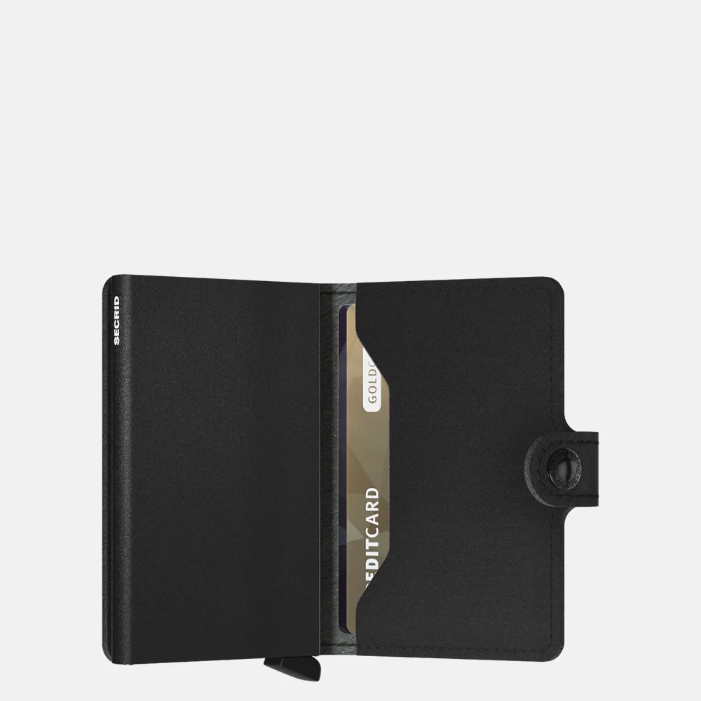 Secrid Miniwallet pasjeshouder yard powder black bij Duifhuizen