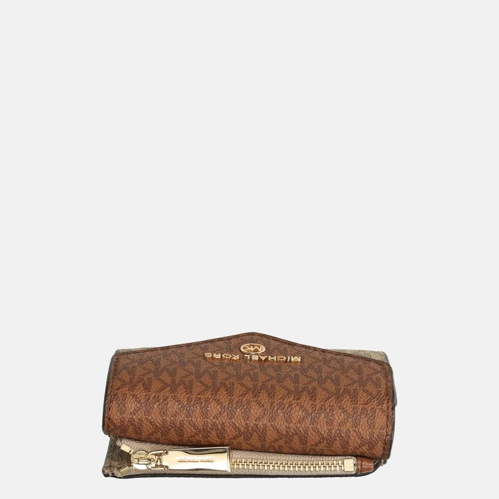 Michael Kors Trifold portemonnee camel mult bij Duifhuizen