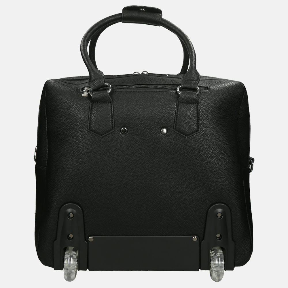 Olivia Lauren Onyx business trolley 15.6 inch zwart bij Duifhuizen