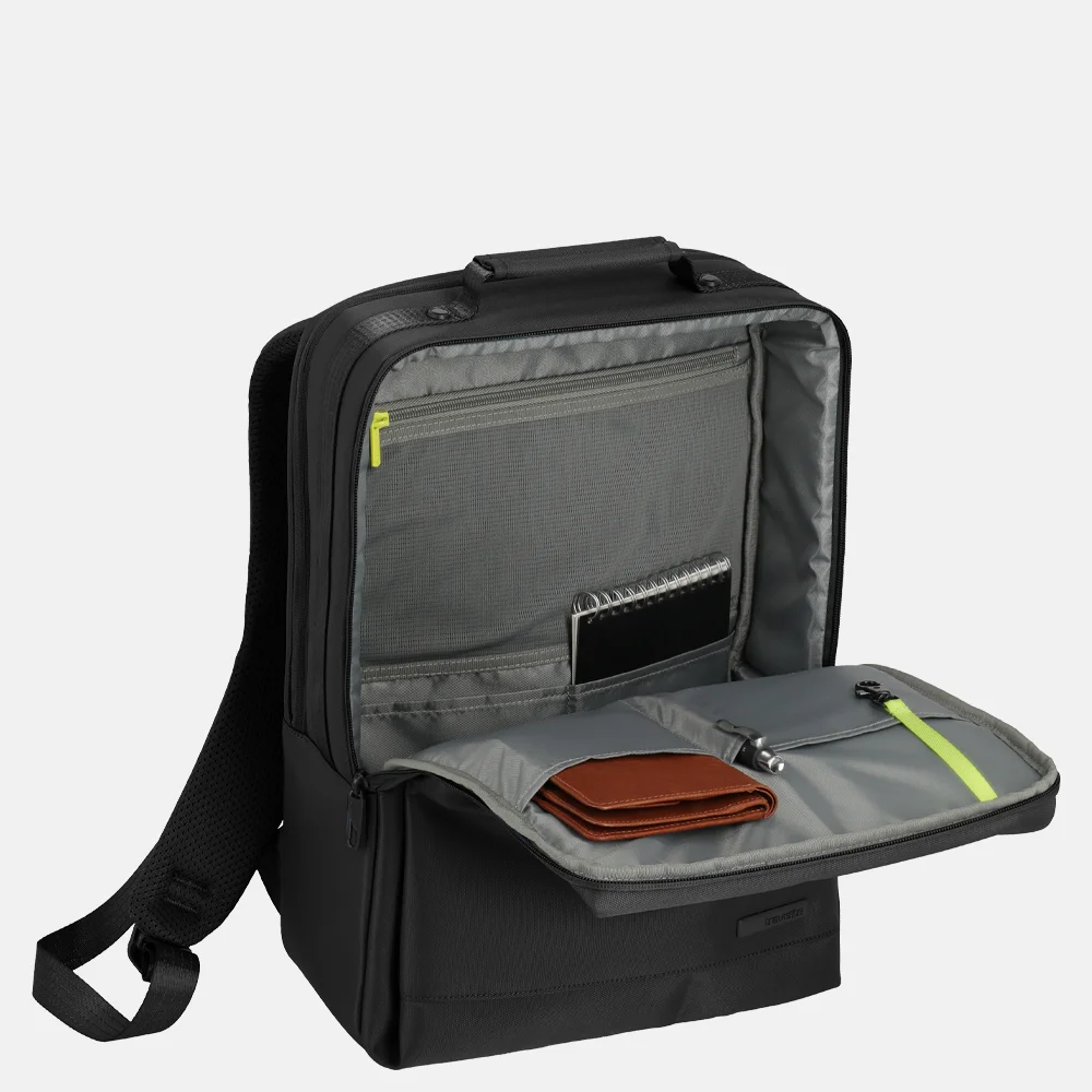 Travelite Workfloow laptoprugzak 15 inch M black bij Duifhuizen