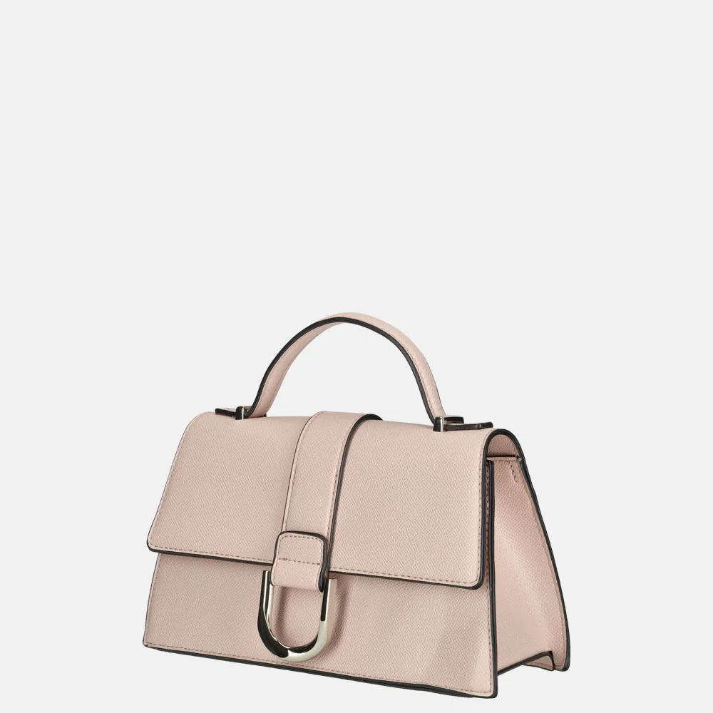 Flora & Co Saffiano crossbody tas rose bij Duifhuizen