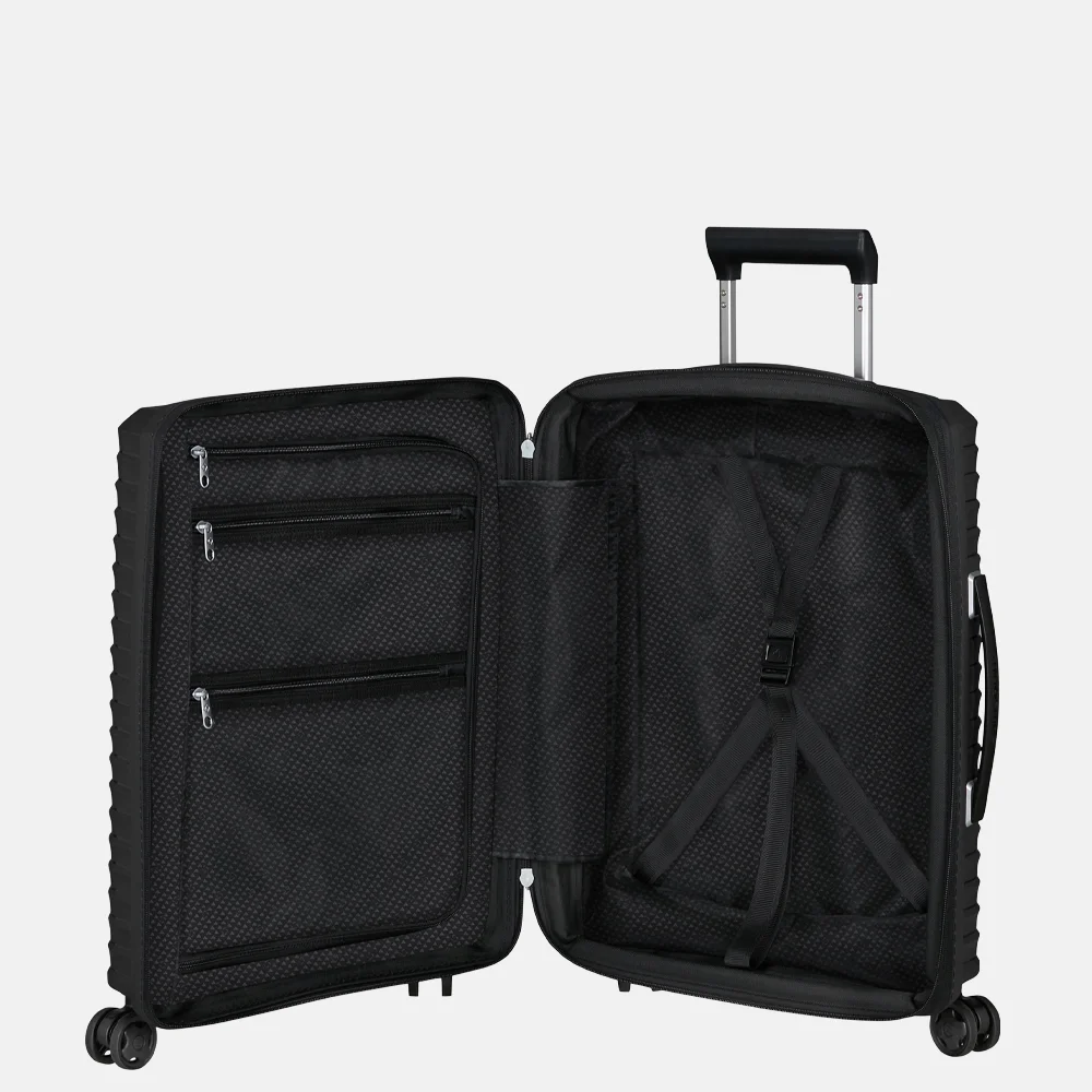 Samsonite Upscape spinner handbagagekoffer 55 cm black bij Duifhuizen