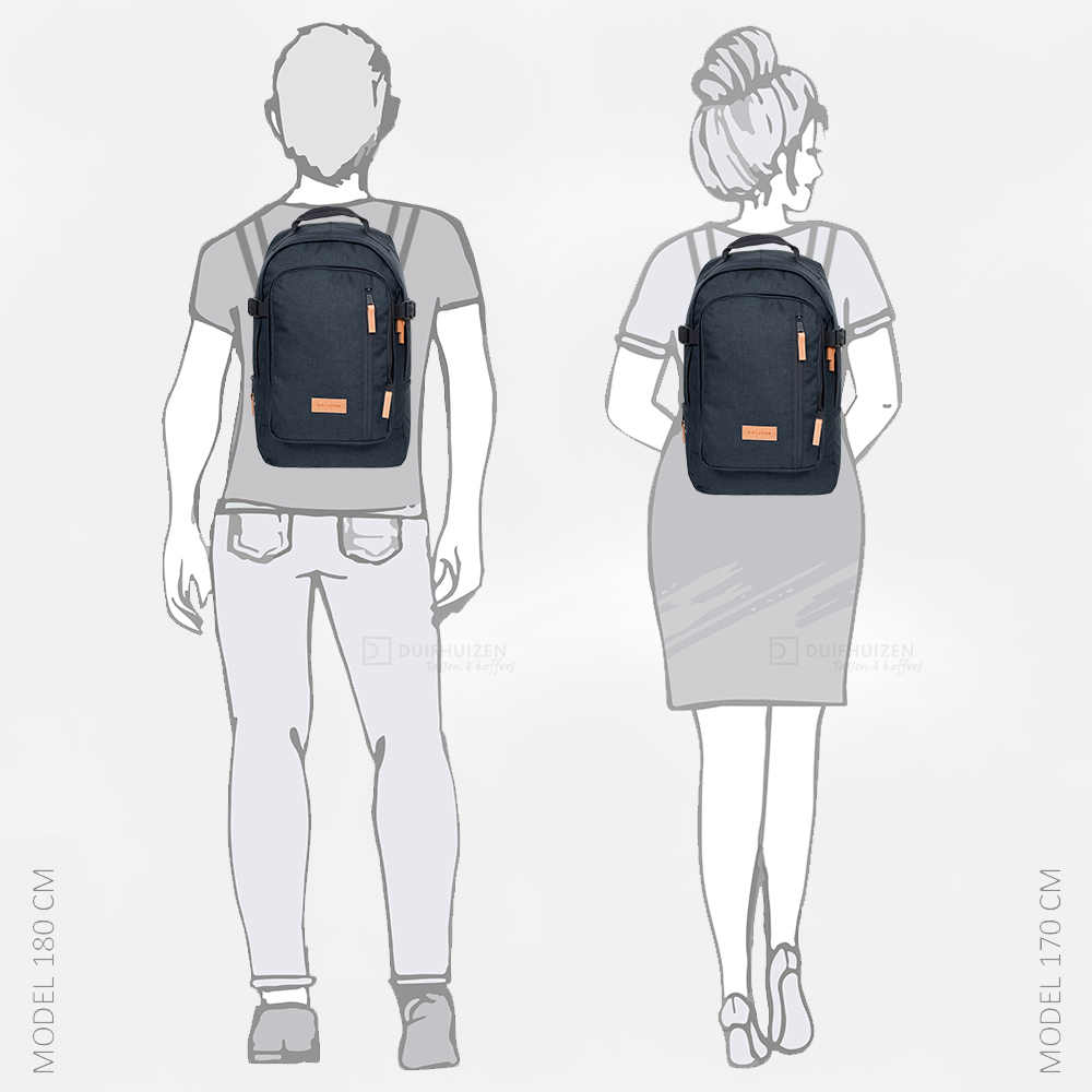 Eastpak Smallker rugzak 14 inch triple denim bij Duifhuizen