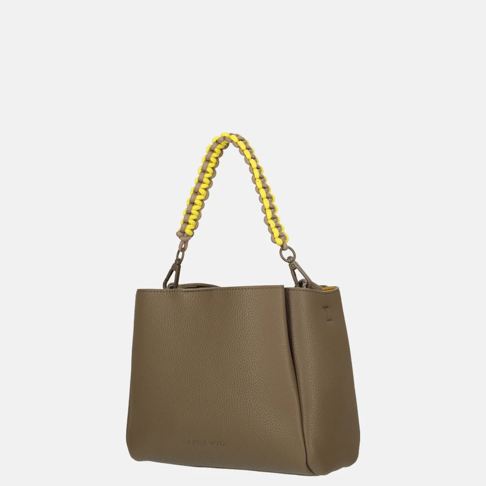 Laurent David Dorine crossbody tas khaki/geel bij Duifhuizen