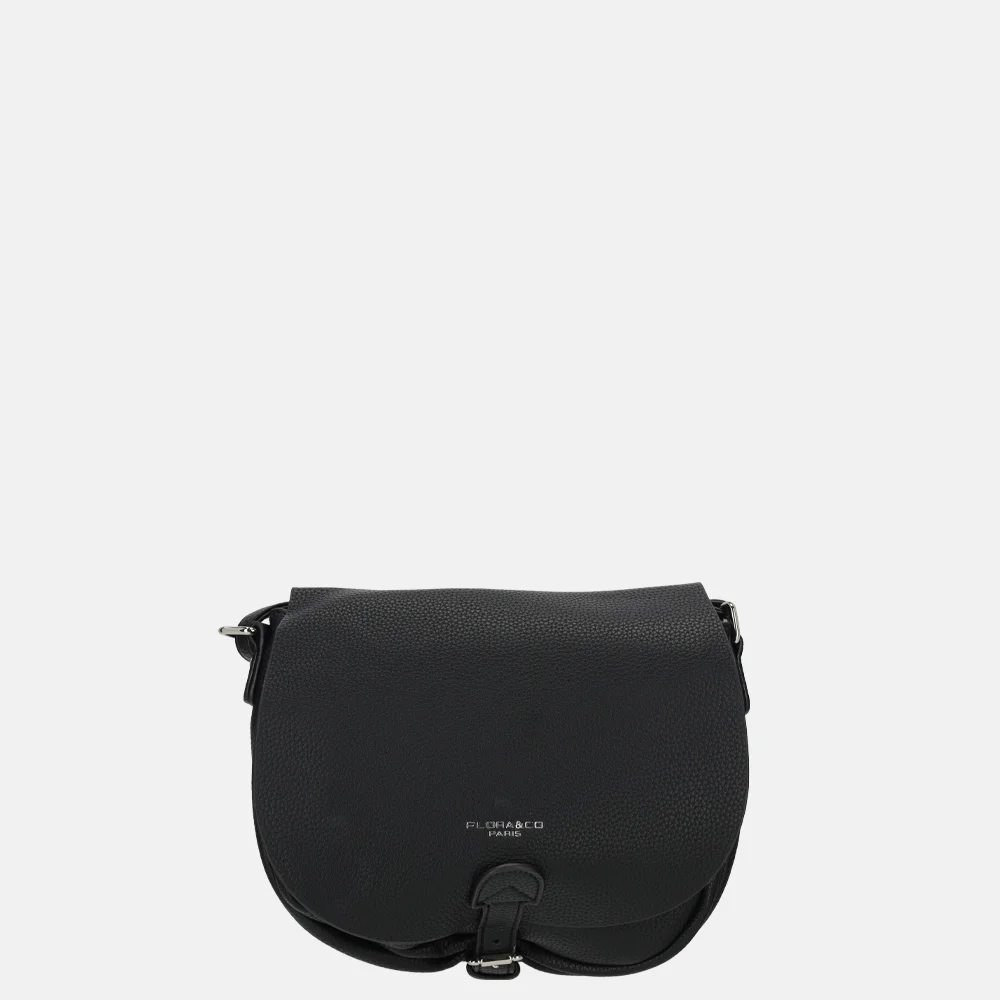 Flora & Co crossbody tas black bij Duifhuizen