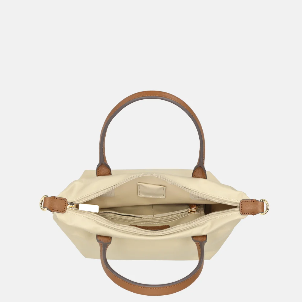 Tommy Hilfiger Popette tote handtas mini Sandalwood bij Duifhuizen