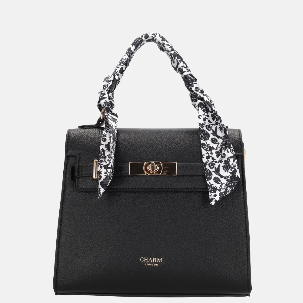 Charm London The Hamptons handtas S zwart bij Duifhuizen