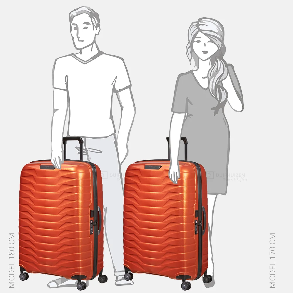Samsonite Proxis spinner reiskoffer 81 cm flame bij Duifhuizen