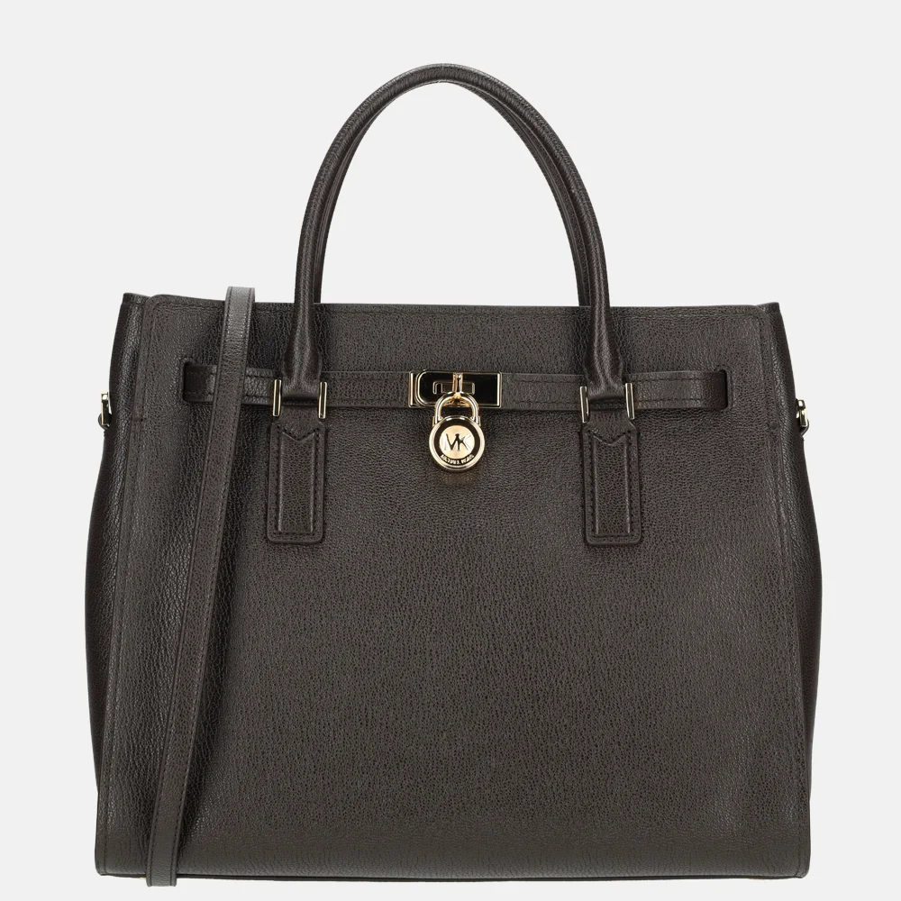 Michael Kors Hamilton handtas L chocolate