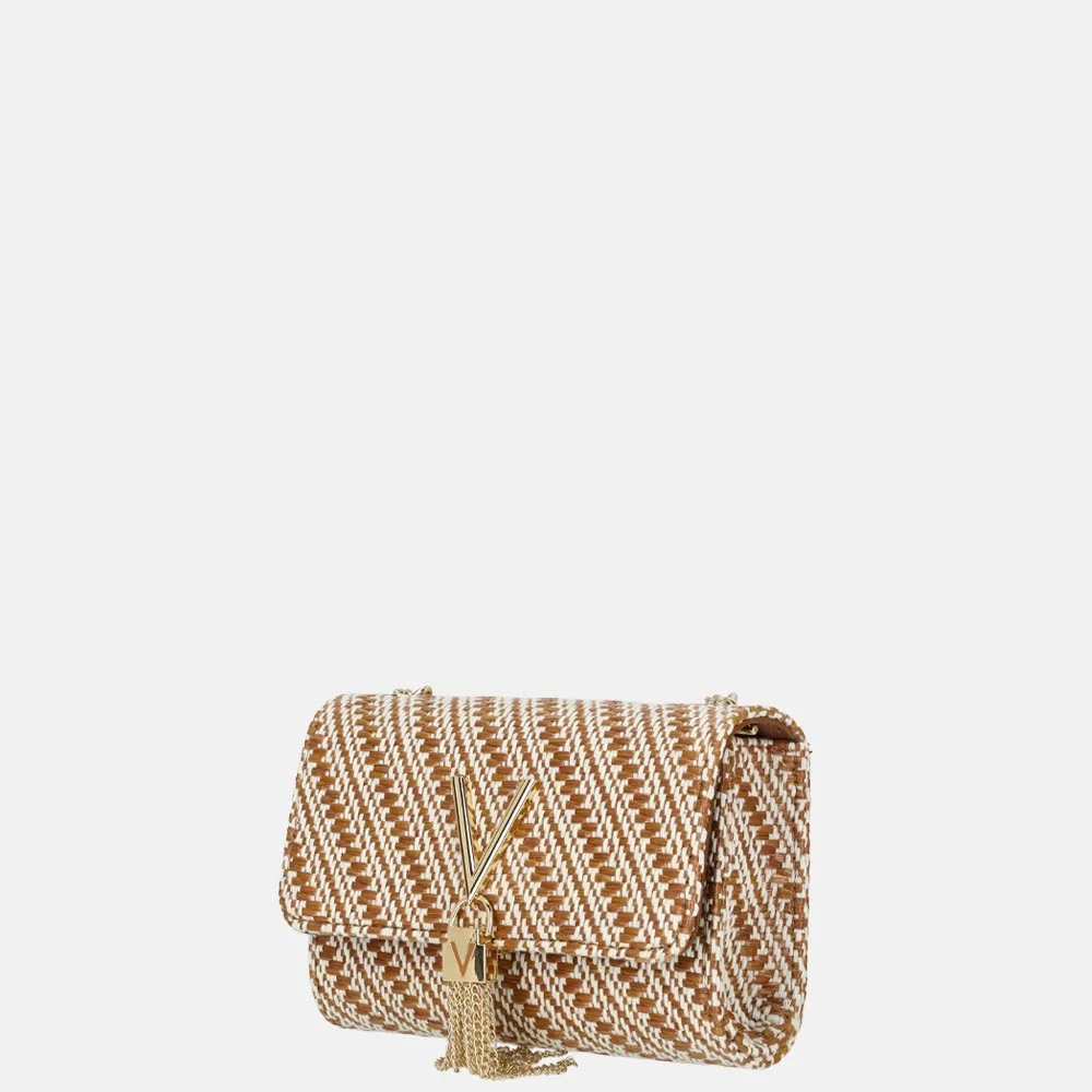 Valentino Bags Divina summer crossbody tas cuoio/multicolor bij Duifhuizen