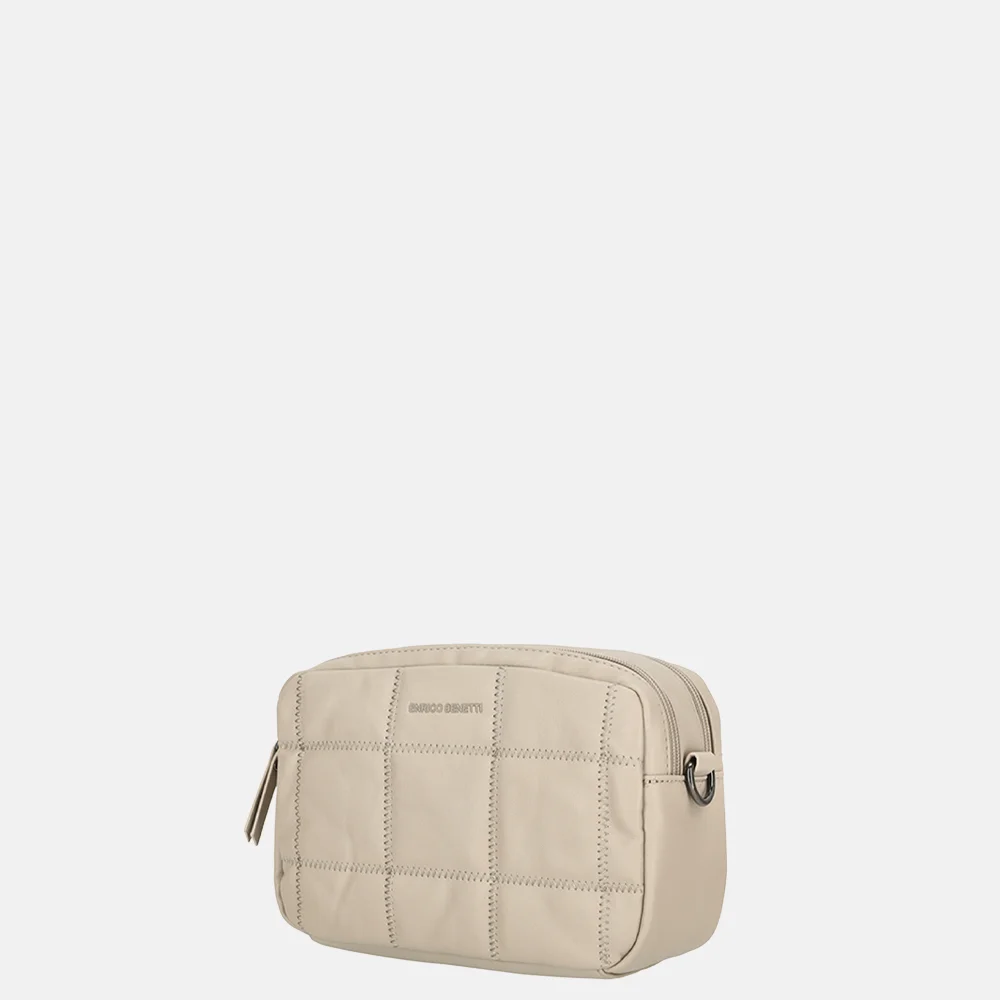 Enrico Benetti Quinn crossbody tas taupe bij Duifhuizen