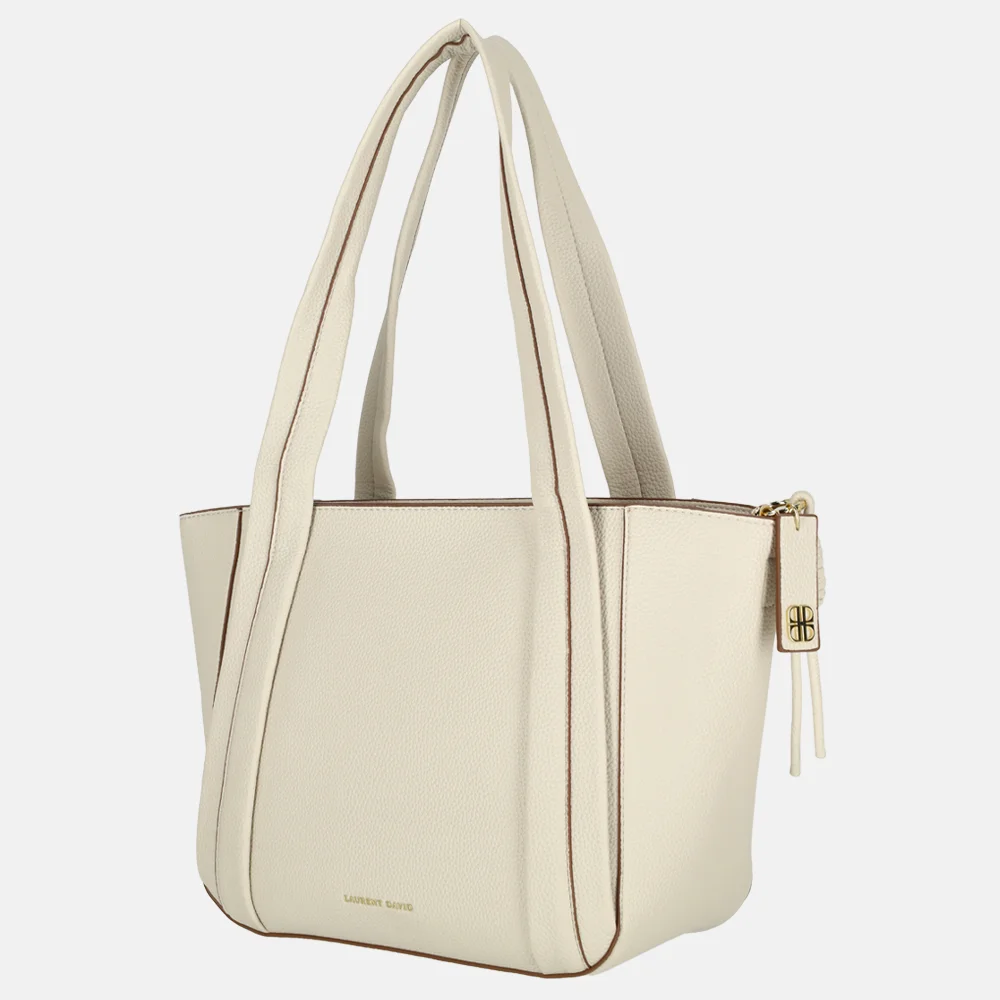 Laurent David Estee handtas white bij Duifhuizen