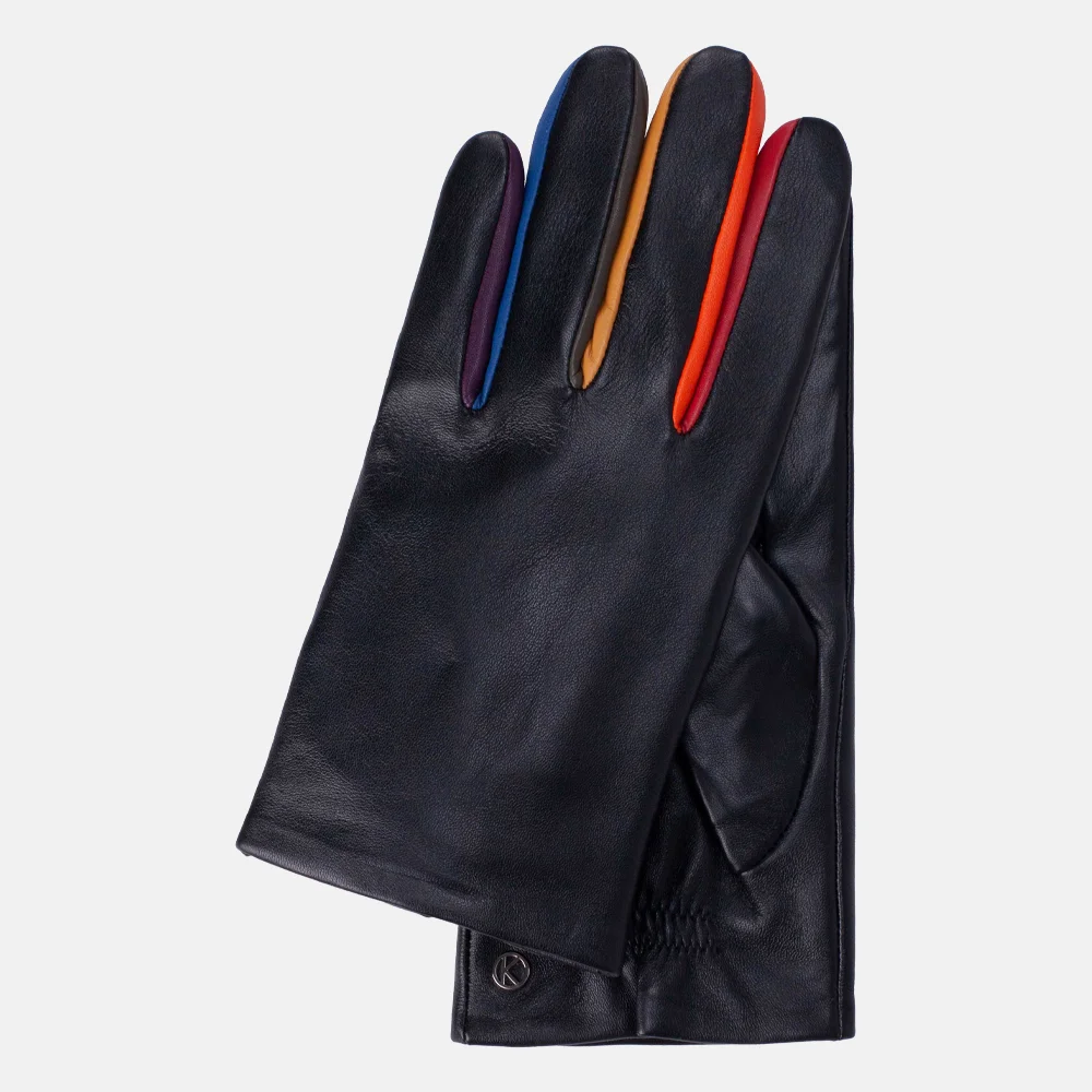 Otto Kessler two colors handschoenen black bij Duifhuizen
