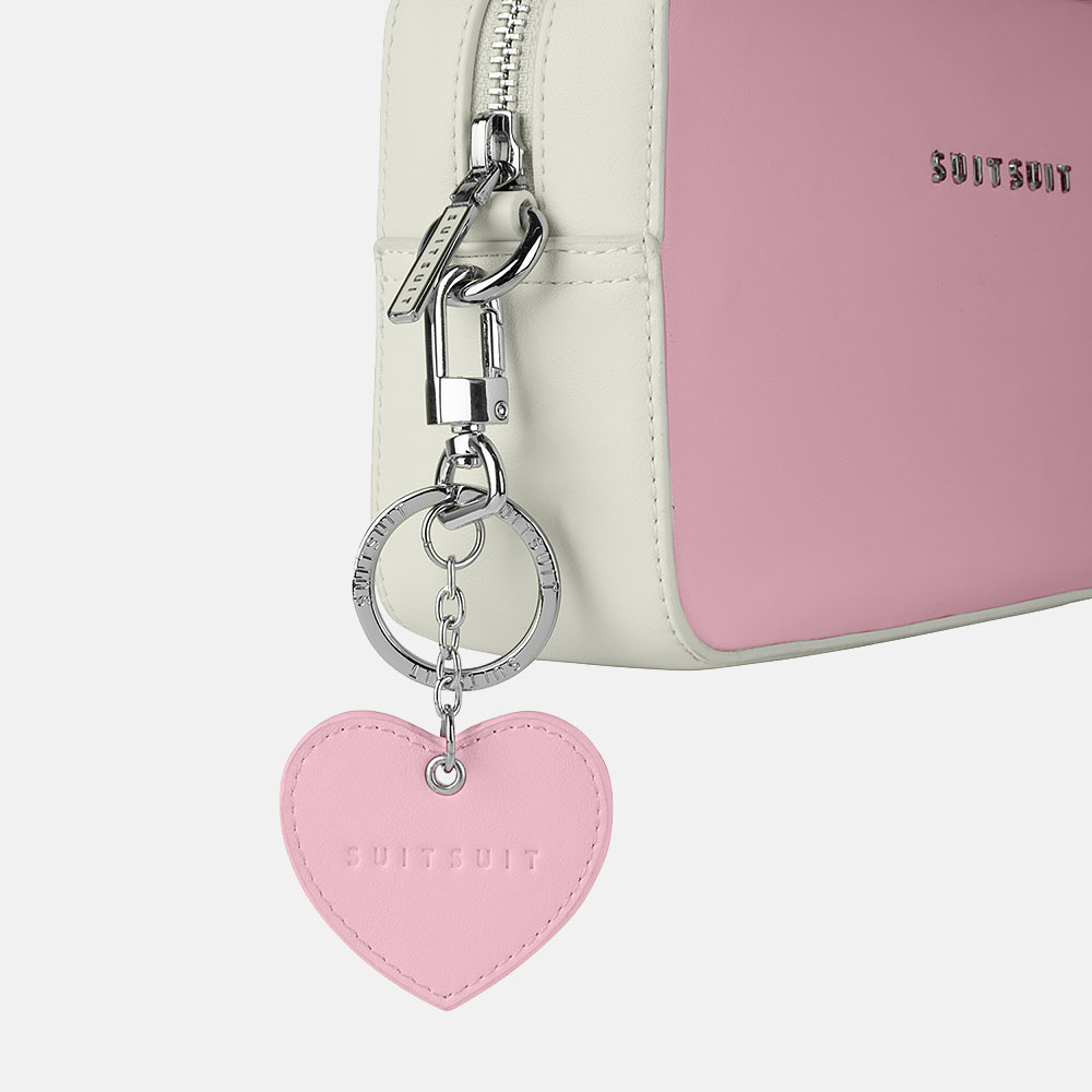 SUITSUIT Fabulous Fifties love sleutelhanger pink dust bij Duifhuizen