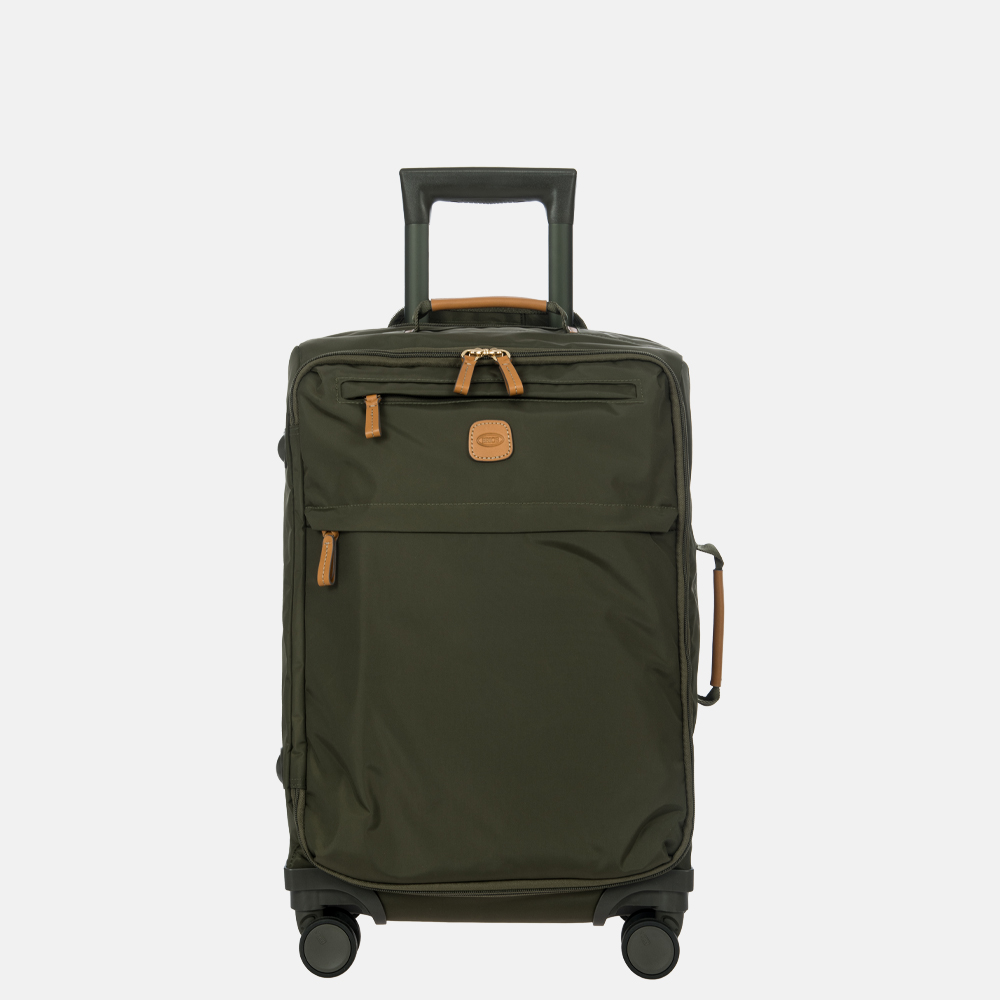 Bric's X-Travel handbagage koffer 55 cm olive bij Duifhuizen