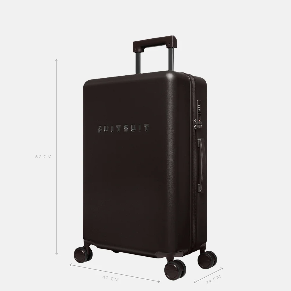 SUITSUIT Mystique reiskoffer 67 cm ground coffee bij Duifhuizen