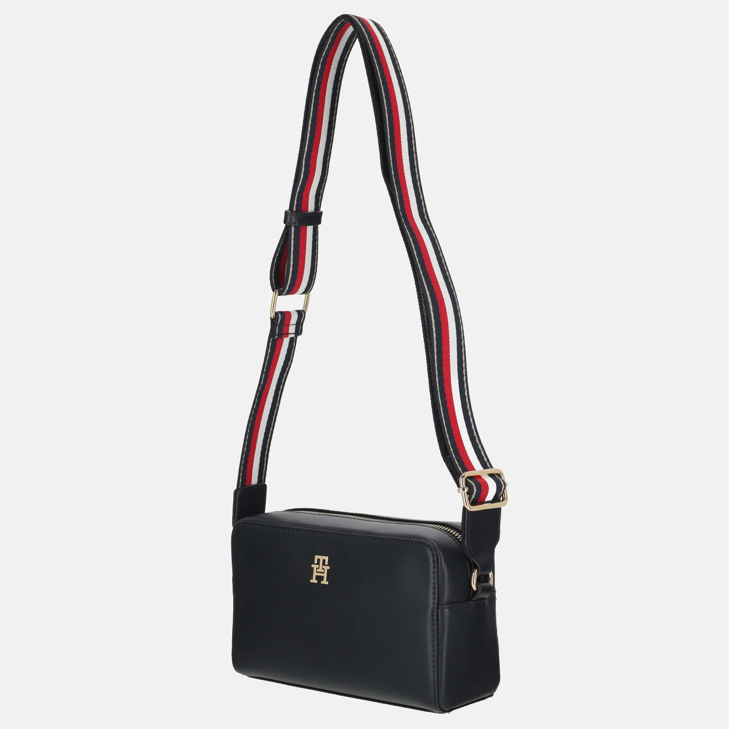 Tommy Hilfiger Joy camera bag corp crossbody tas space blue bij Duifhuizen