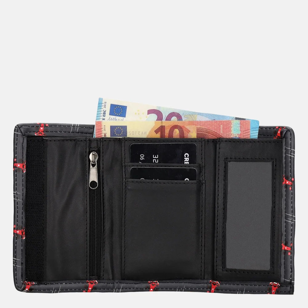 Zebra Trends portemonnee raceauto zwart bij Duifhuizen