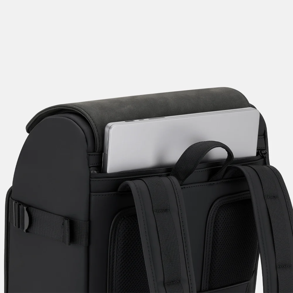 Kapten & Son Bali laptoprugzak 15 inch all black bij Duifhuizen