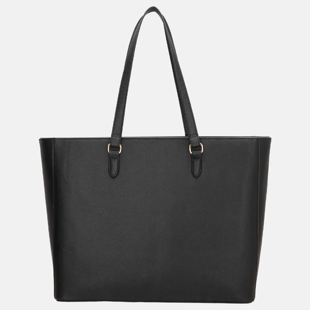 Charm London Saffiano shopper L zwart bij Duifhuizen