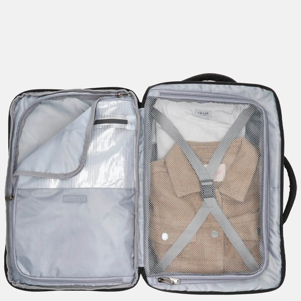 Beagles laptoprugzak 17 inch zwart bij Duifhuizen
