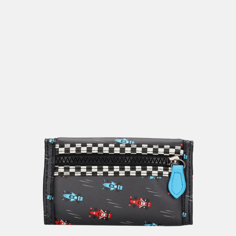 Zebra Trends portemonnee raceauto zwart bij Duifhuizen