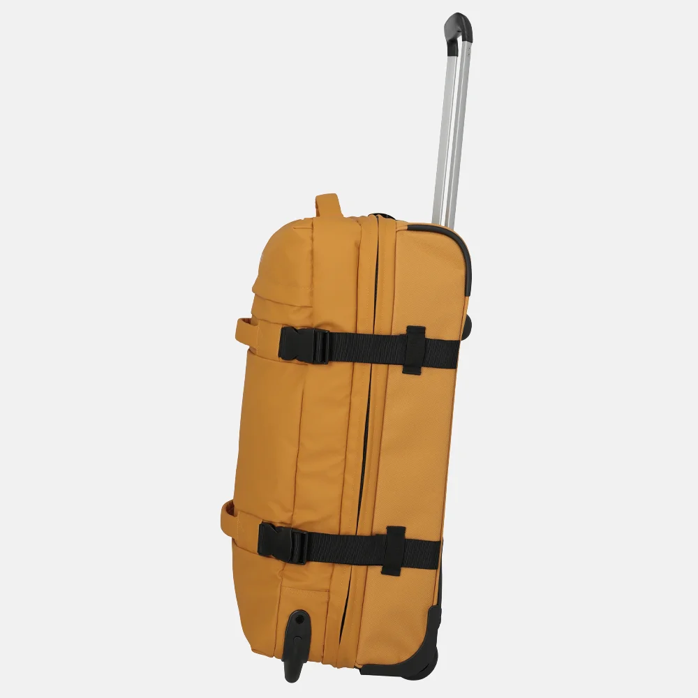 Travelite Bolonia wieltas M 63cm yellow bij Duifhuizen
