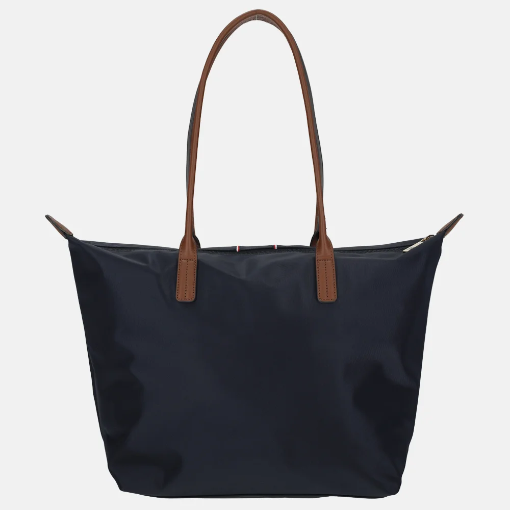 Tommy Hilfiger Popette shopper space blue corp bij Duifhuizen