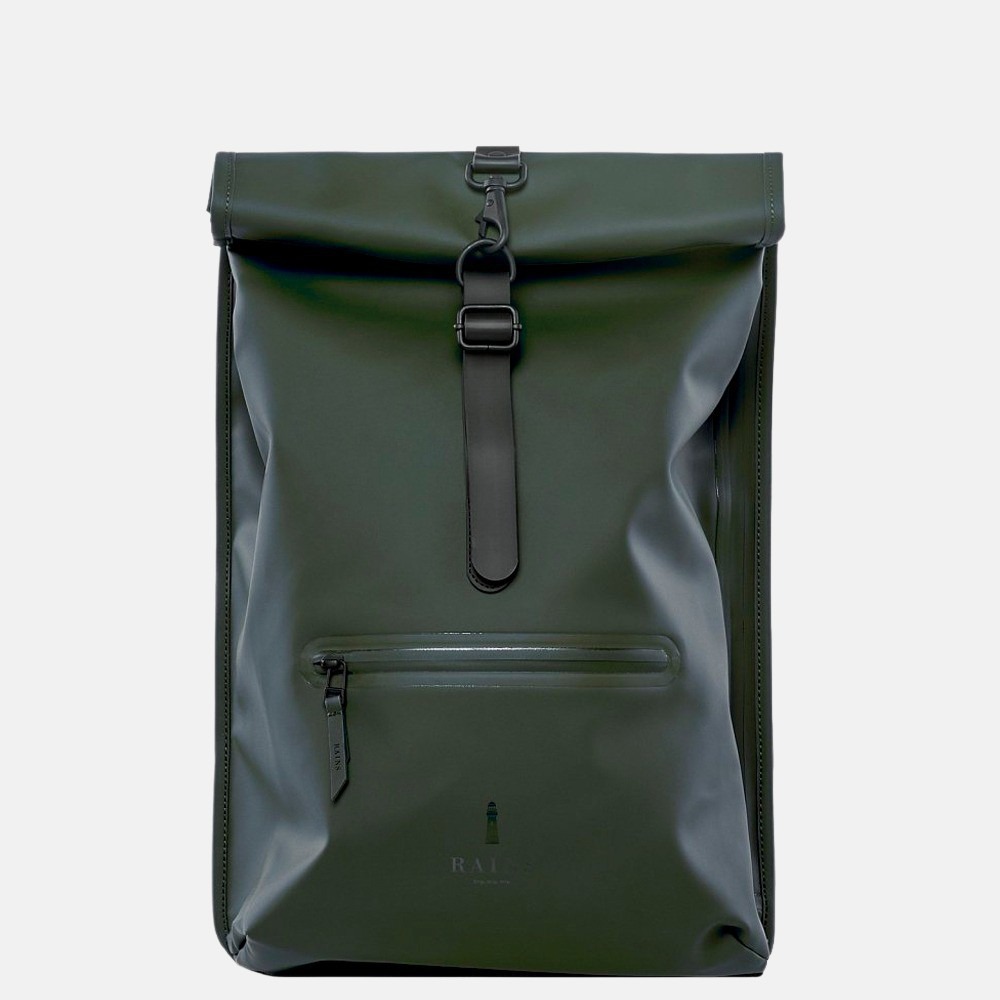 Rains Roll Top rugzak 16 inch green