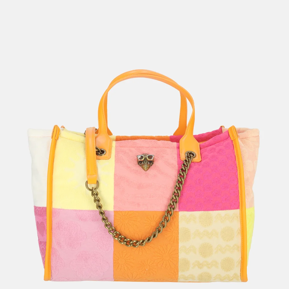 Kurt Geiger Hoxton shopper badstof multi bij Duifhuizen