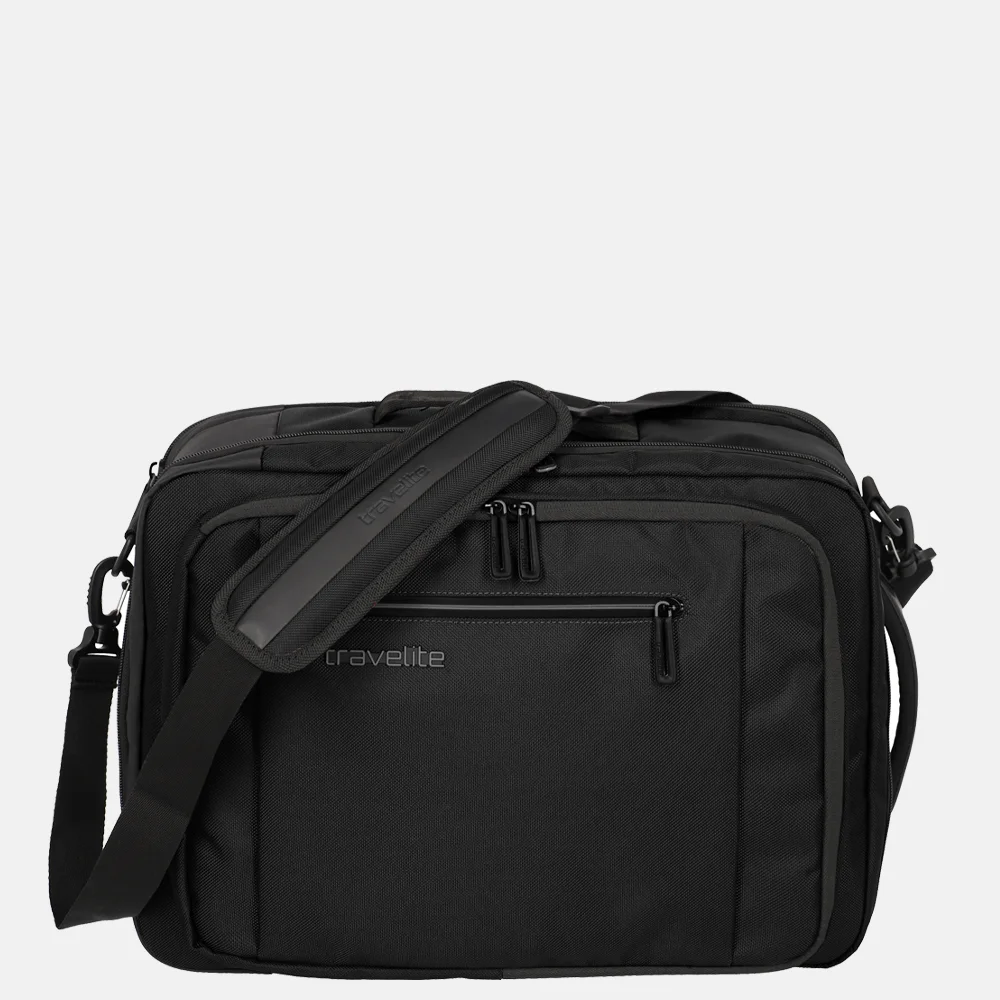 Travelite Crosslite 5.0 underseater rugzak black bij Duifhuizen