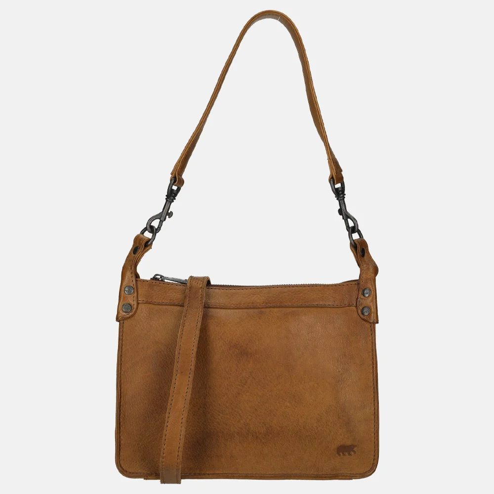 Bear Design schoudertas cognac bij Duifhuizen