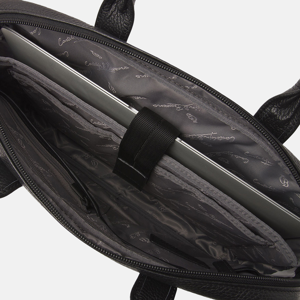 Castelijn & Beerens Delta laptoptas 13 inch onyx bij Duifhuizen