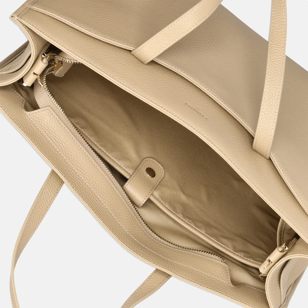 Crinkles laptoptas 13 inch sabbia bij Duifhuizen