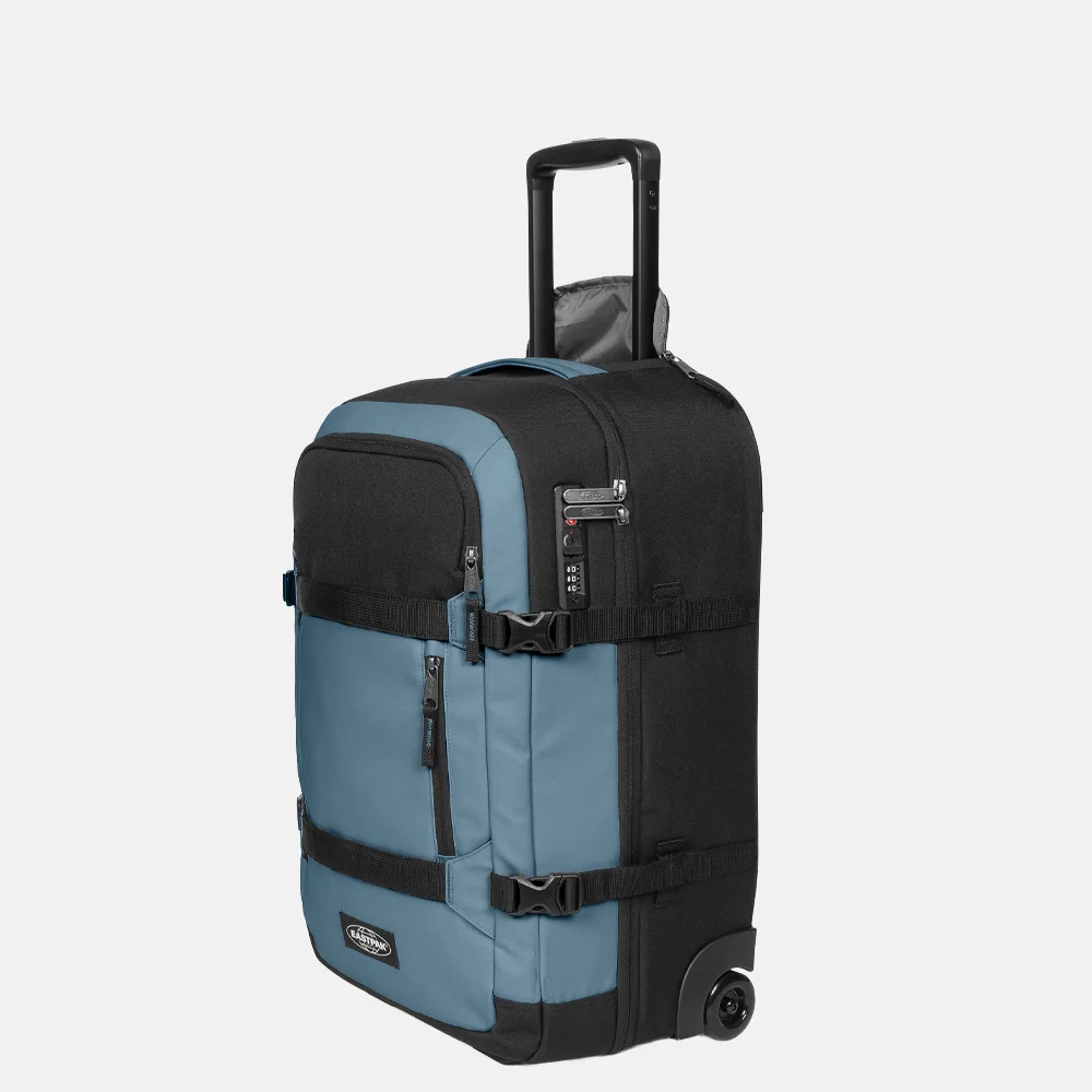 Eastpak Transit'r Pro S reistas op wielen 55 cm blue coated bij Duifhuizen