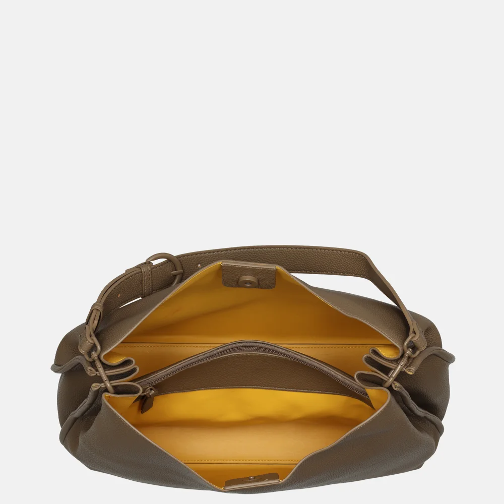 Laurent David Dorine buideltas khaki/geel bij Duifhuizen